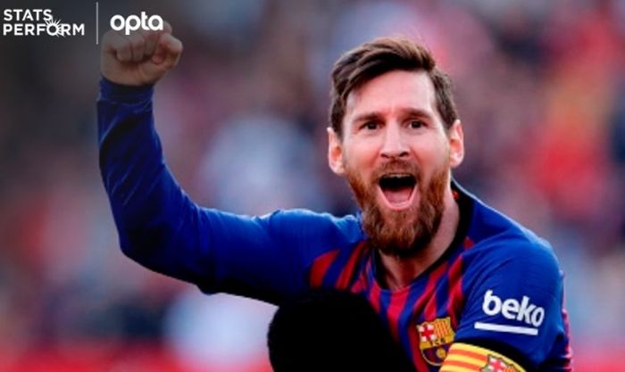 Megabitang Barcelona, Lionel Messi, menyamai rekor Pele saat mencetak gol untuk menyamakan kedudukan dalam laga Liga Spanyol melawan Valencia.