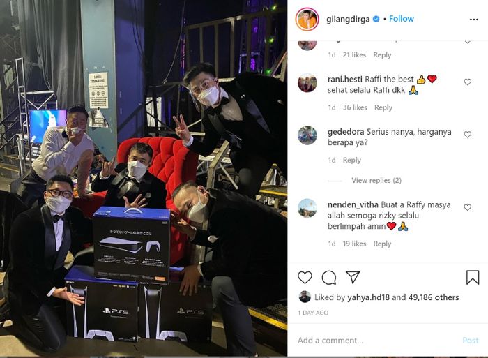 Unggahan Gilang Dirga