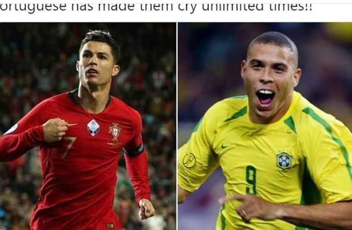 Seperti Ronaldo Nazario, Cristiano Ronaldo juga dijuluki sang fenomena usai memelesat bak kilat dalam laga Portugal vs Jerman di EURO 2020. 
