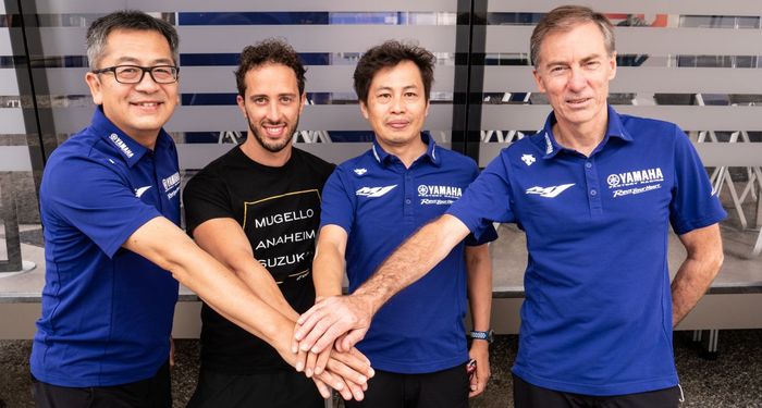 Andrea Dovizioso resmi bergabung dengan Yamaha. Andrea Dovizioso akan memperkuat tim satelit Yamaha pada MotoGP 2021 dan 2022.