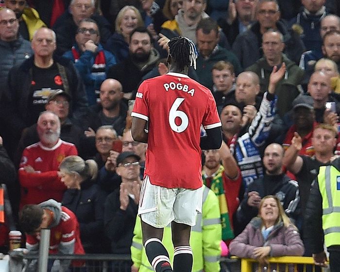 Nasib sial Man United, Paul Pogba cedera dan terancam absen 2 bulan.