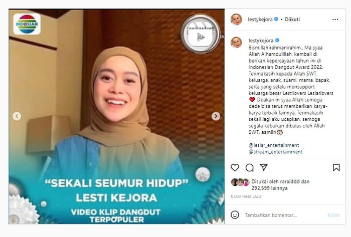 Plot Twist Lesti Kejora Disebut Bakal Diboikot Indosiar Usai Cabut