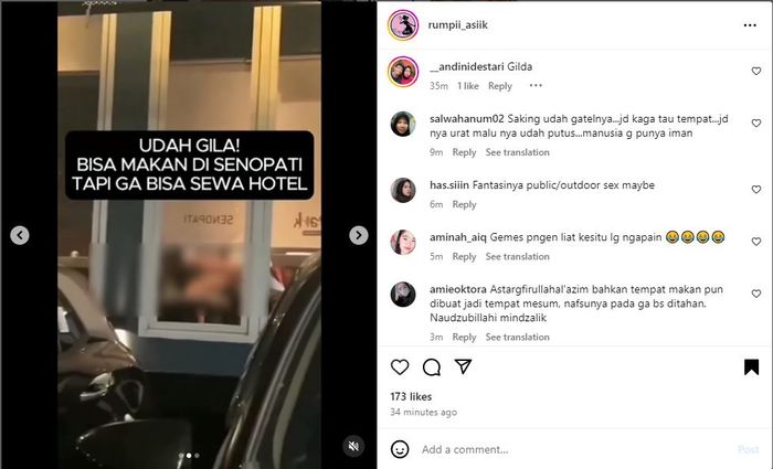 Sejoli Nekat Ewita Di Restoran Area Senopati Gak Malu Dilihati Warga