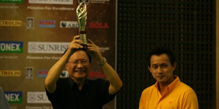 Tan Joe Hok (kiri) dan Candra Wijaya.