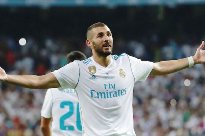 Karim Benzema, dua gonya bawa Real Madrid ke final Liga Champions 2018