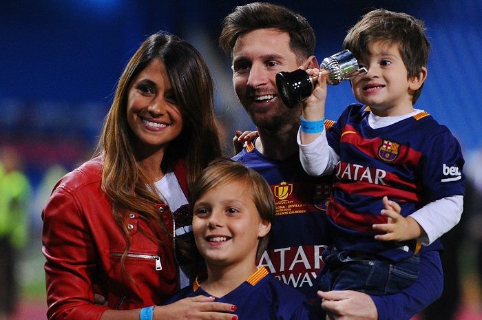 Antonella Roccuzzo, istri dari pemain Argentina Lionel Messi yang kerap jadi sorotan publik.