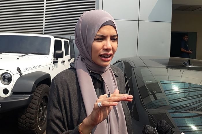 Nikita Mirzani saat ditemui Grid.ID di Kawasan Tendean, Jakarta Selatan, Kamis (26/7/2018)