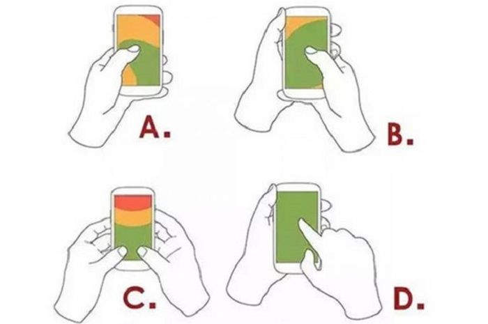 Cara memegang <a href='https://manado.tribunnews.com/tag/ponsel' title='ponsel'>ponsel</a> ungkapkan peribadian Anda