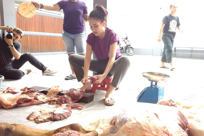 Ayu Ting Ting saat ditemui Grid.ID di kediamannya di kawasan Depok, Jawa Barat, Rabu (22/8/2018)