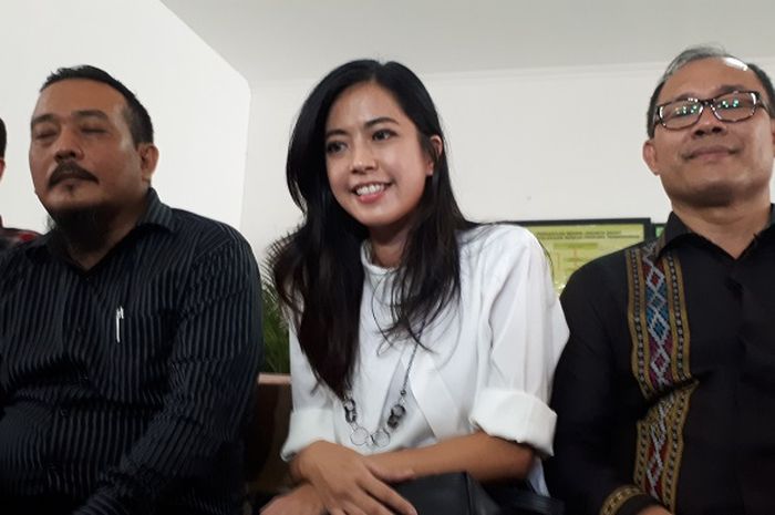 Yeslin Wang saat ditemui Grid.ID selepas persidangan di PN Jakarta Barat, Senin (27/8/2018).