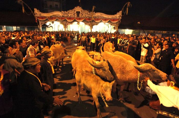 Kirab malam 1 Suro di Keraton Surakarta