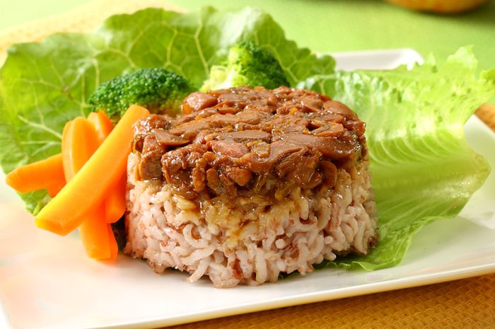 Nasi Tim Beras Merah