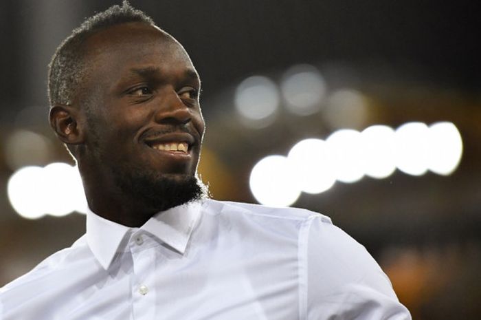 Usain Bolt, sprinter Jamaika yang pensiun pada 2017.