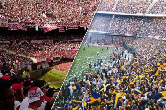 Rivalitas suporter River Plate dan Boca Juniors