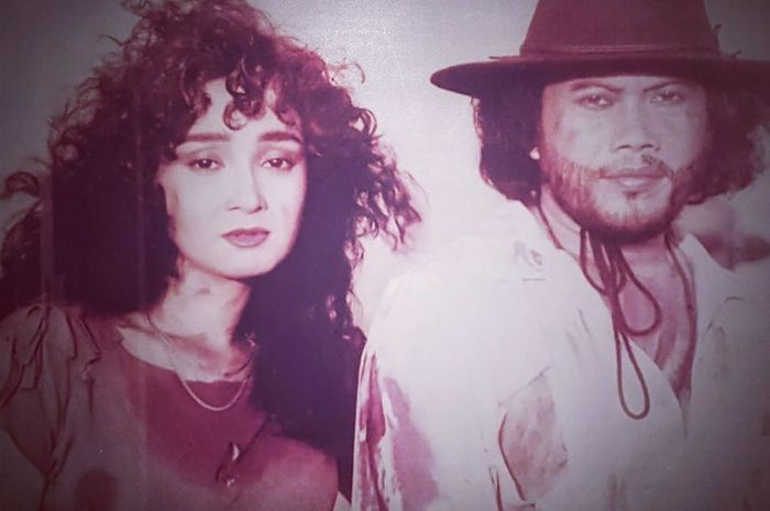 Rhoma Irama dan Ricca Rachim saat muda