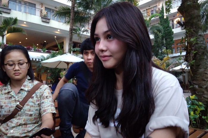 Vanesha Prescilla saat ditemui Grid.ID di kawasan Dago, Bandunh, Jawa Barat, Senin (29/10/2018).