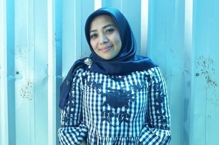 Muzdalifah saat ditemui Grid.ID usai mengisi acara dikawasan Tendean, Jakarta Selatan. (Grid.ID)