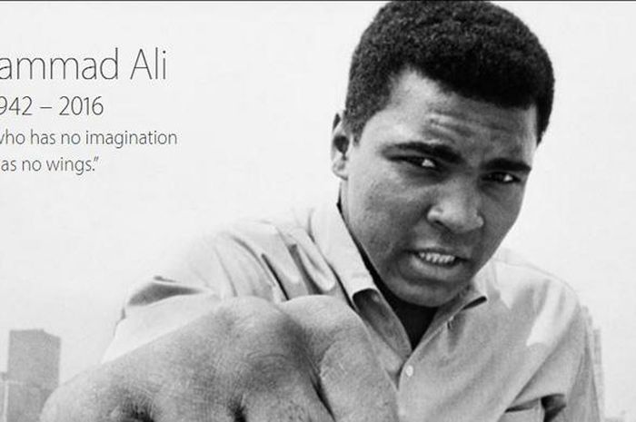 Muhammad Ali di Apple.com 
