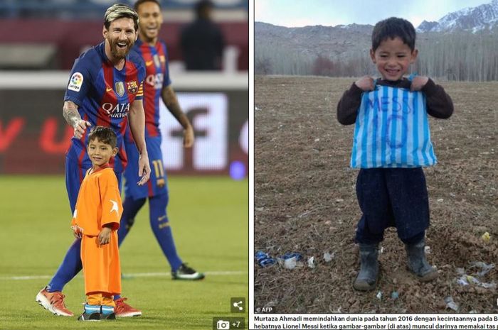 Lionel Messi dan Murtaza Ahmadi