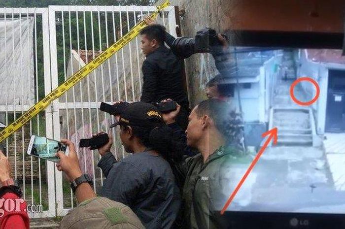 Rekaman CCTV siswi SMK Baranangsiang Kota Bogor dibunuh di belakang Masjid Raya Bogor, Bogor Timur, Kota Bogor