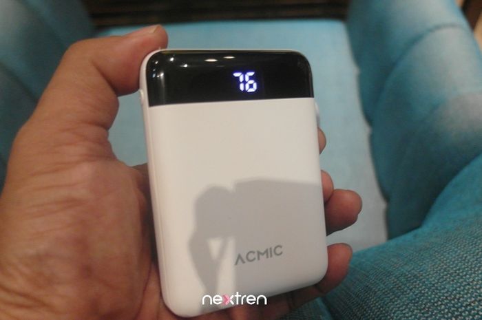 Powerbank ACMIC 10000mAh warna putih