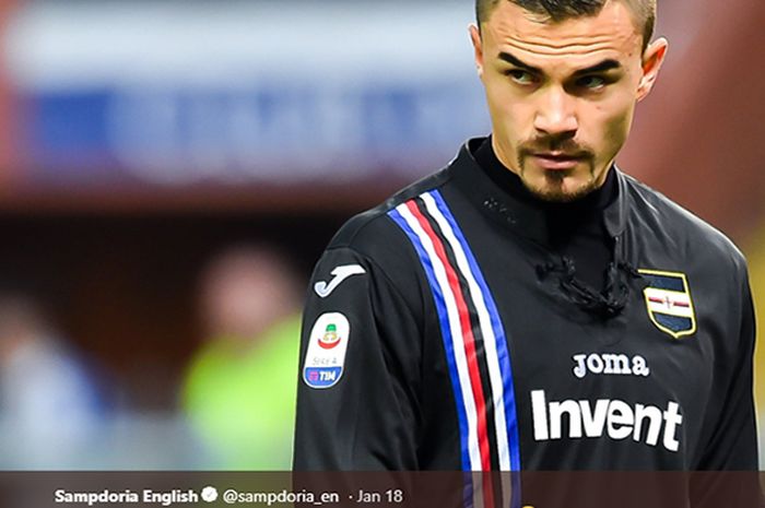 Kiper Sampdoria, Emil Audero Mulyadi.