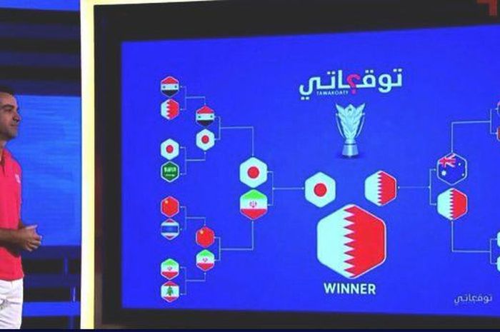 Eks pemain Barcelona, Xavi Hernandez, diminta untuk memberikan prediksi siapa yang akan menjadi juara di Piala Asia 2019 oleh stasiun tv Qatar pada awal tahun.