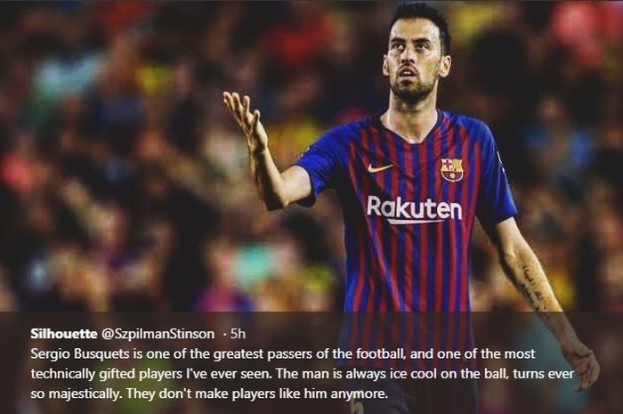 Gelandang Barcelona, Sergio Busquets.