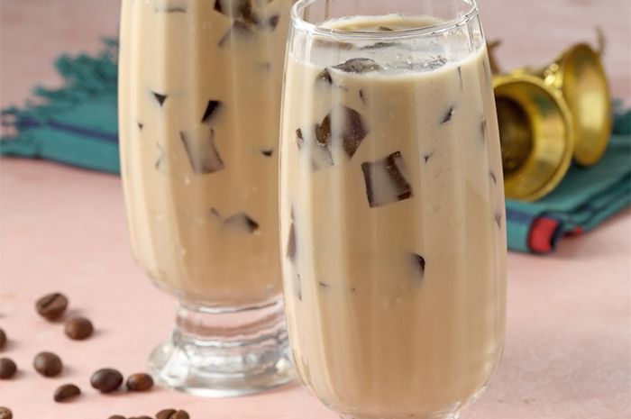 Resep Es Jeli Kopi Putih Segar, Minuman Ala Cafe Yang Mudah Dibuat