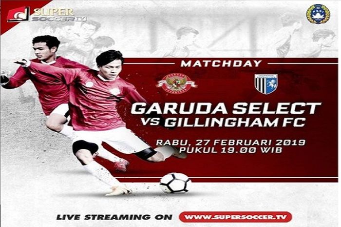 Garuda Select akan menghadapi Gillingham FC U-17