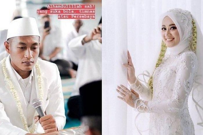 Hansamu Yama Kapten Timnas Indonesia resmi menikah