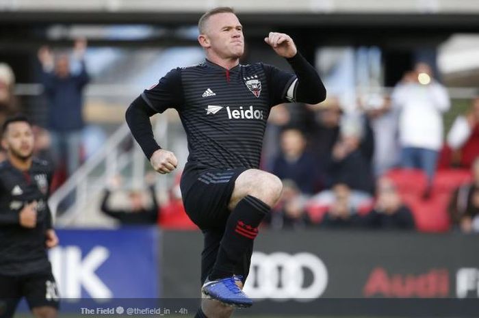 Penyerang DC United, Wayne Rooney, cetak hatrick dalam matchweek ketiga MLS melawan Real Salt Lake, Sabtu (16/3/2019).