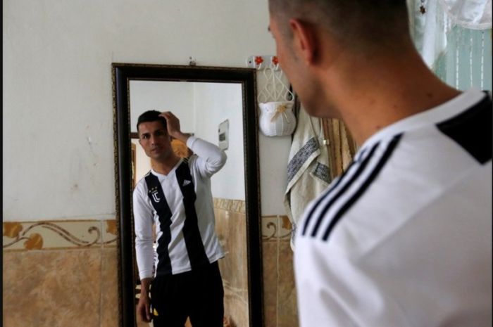 Biwar Abdullah, pria asal Irak yang sangat mirip dengan Cristiano Ronaldo