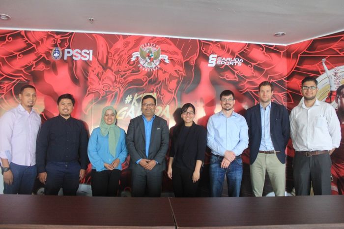 PSSI melakukan pertemuan dengan delegasi FIFA dan AFC di Kantor PSSI, Sudirman, Jakarta Selatan, Kamis (11/4/2019).
