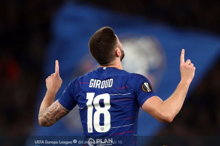 Penyerang Chelsea, Olivier Giroud.
