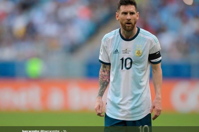 Megabintang sekaligus kapten timnas Argentina, Lionel Messi