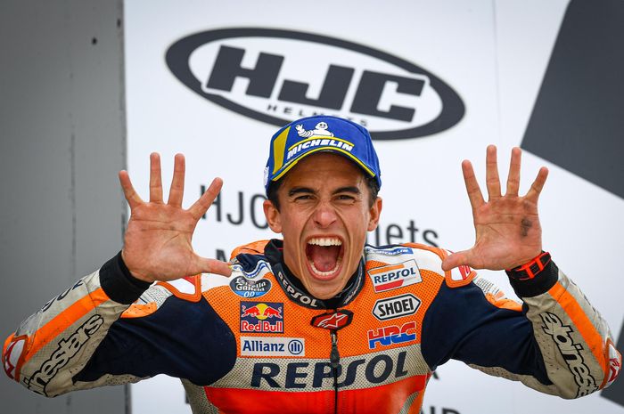 Marc Marquez raih 10 kemenangan di sirkuit Sachsenring di MotoGP Jerman 2019