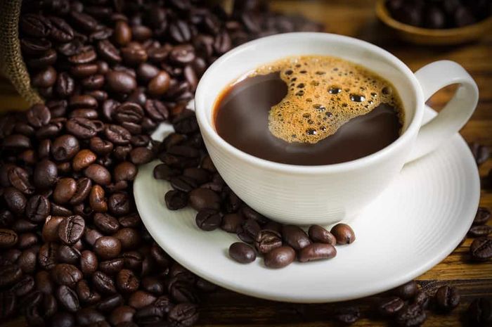 Ilustrasi secangkir kopi