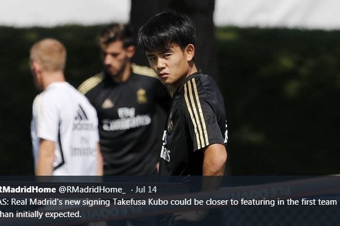 Pemain baru Real Madrid, Takefusa Kubo.