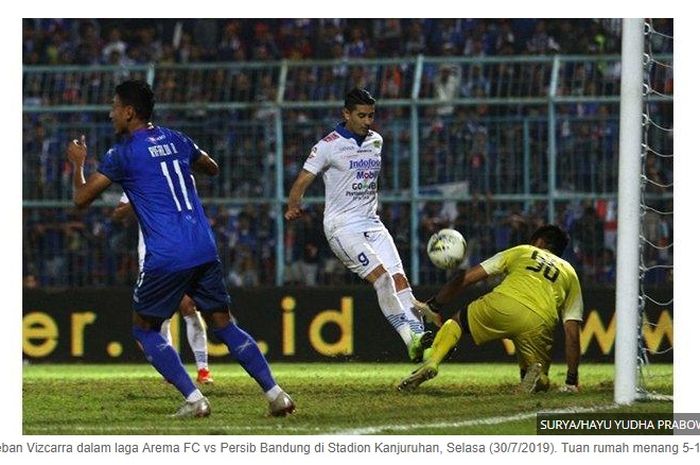 Persib vs Arema di Malang