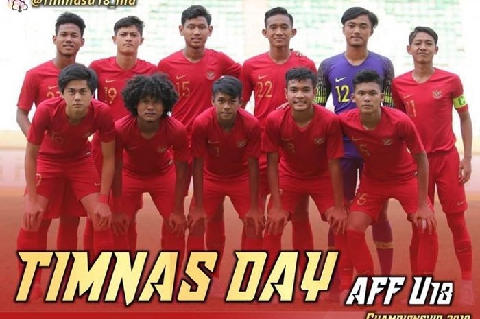 Timnas U-18 Indonesia berlaga dalam Piala AFF U-18 2019 di Vietnam.