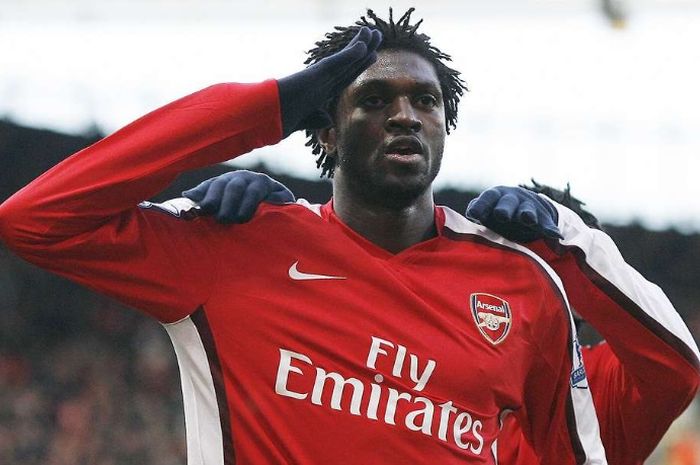 Emmanuel Adebayor ketika berseragam Arsenal