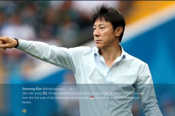 Mantan pelatih timnas Korea Selatan, Shin Tae-yong, disebut jadi calon pelatih timnas Indonesia.