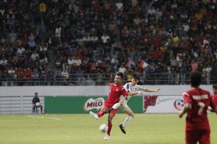 Timnas Pelajar U-18 Indonesia vs Korea Selatan.