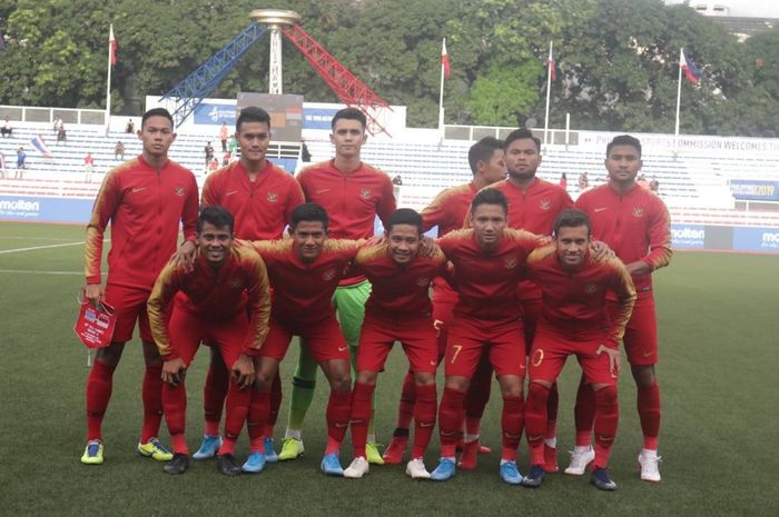 Skuat timnas U-22 Indonesia di SEA Games 2019.