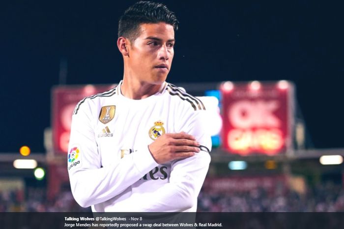 Playmaker Real Madrid asal Kolombia, James Rodriguez.