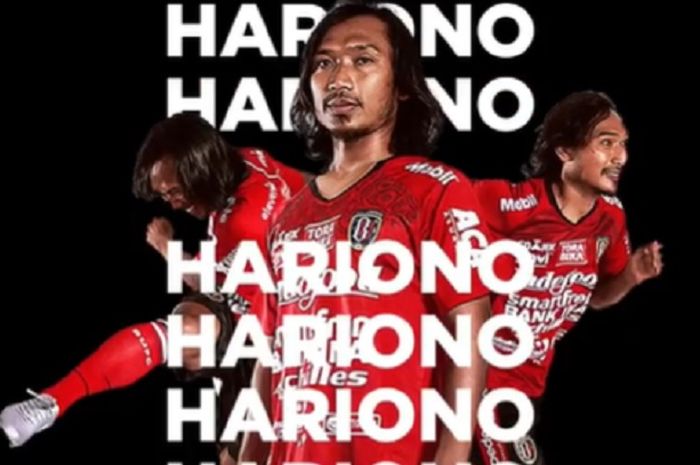 Video perkenalan Hariono sebagai pemain baru Bali United untuk Liga 1 musim 2020.