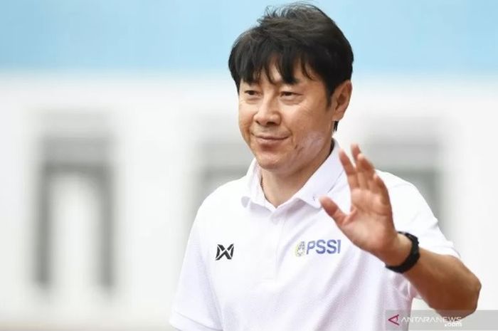 Manajer sekaligus pelatih timnas Indonesia asal Korea Selatan, Shin Tae-yong.