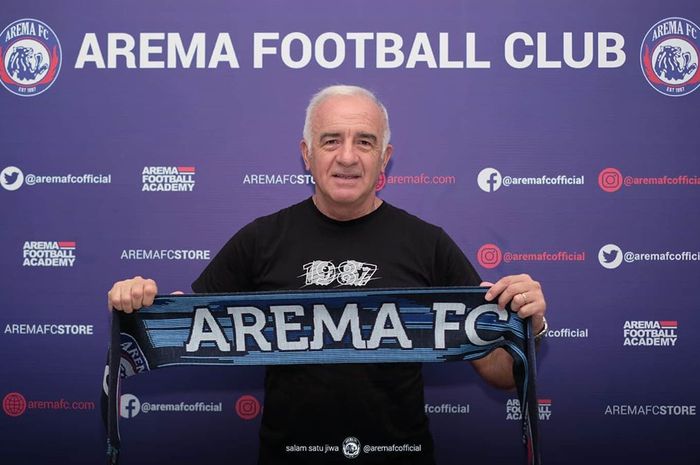 Pelatih Arema FC, Mario Gomez.