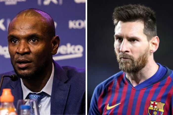 Abidal and Messi